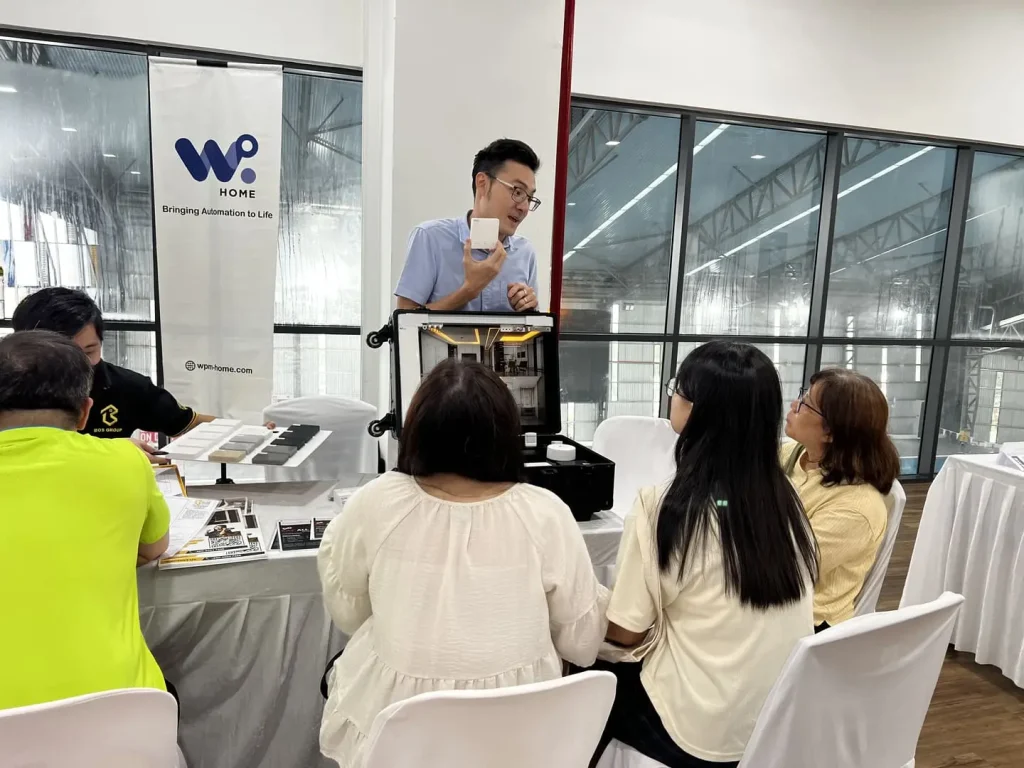 Smart Home Malaysia - WPM Home Sales explaining benefits of smart home